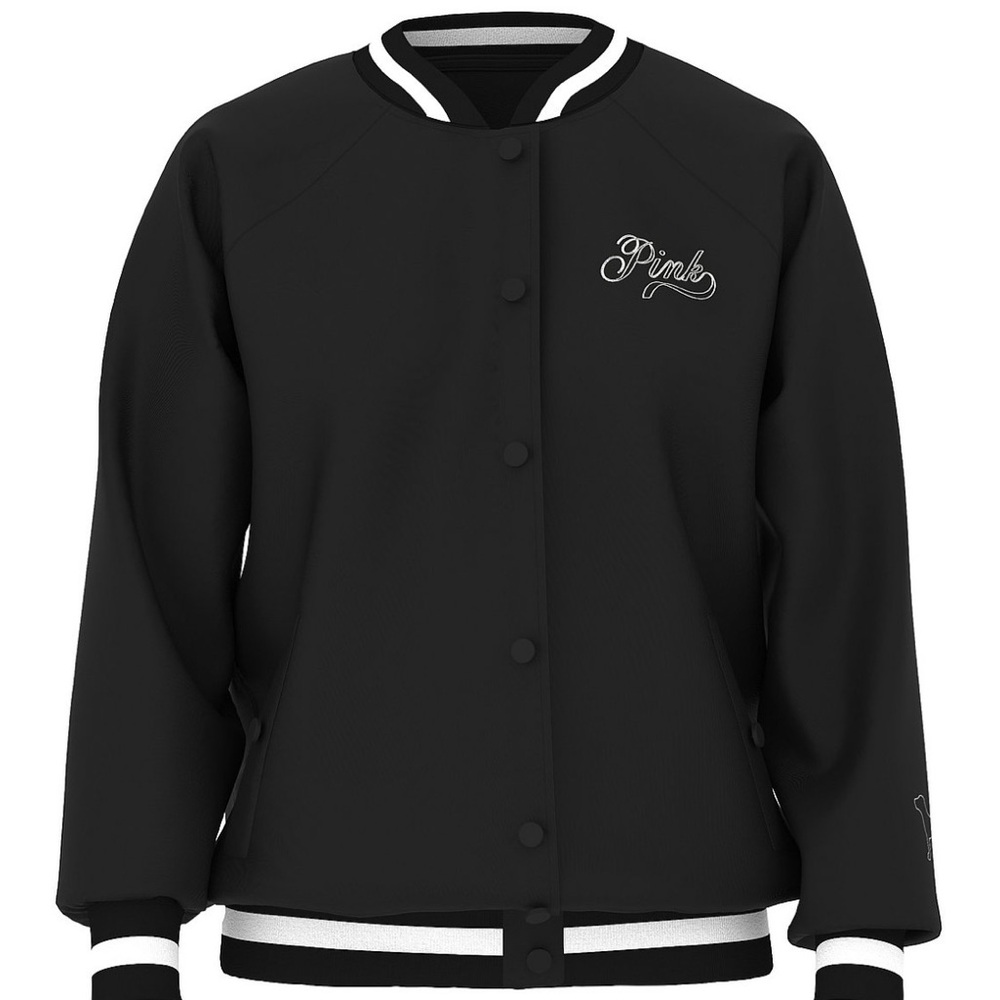 NWT Pink Victorias Secret’s Limited Edition Varsity Bomber Jacket